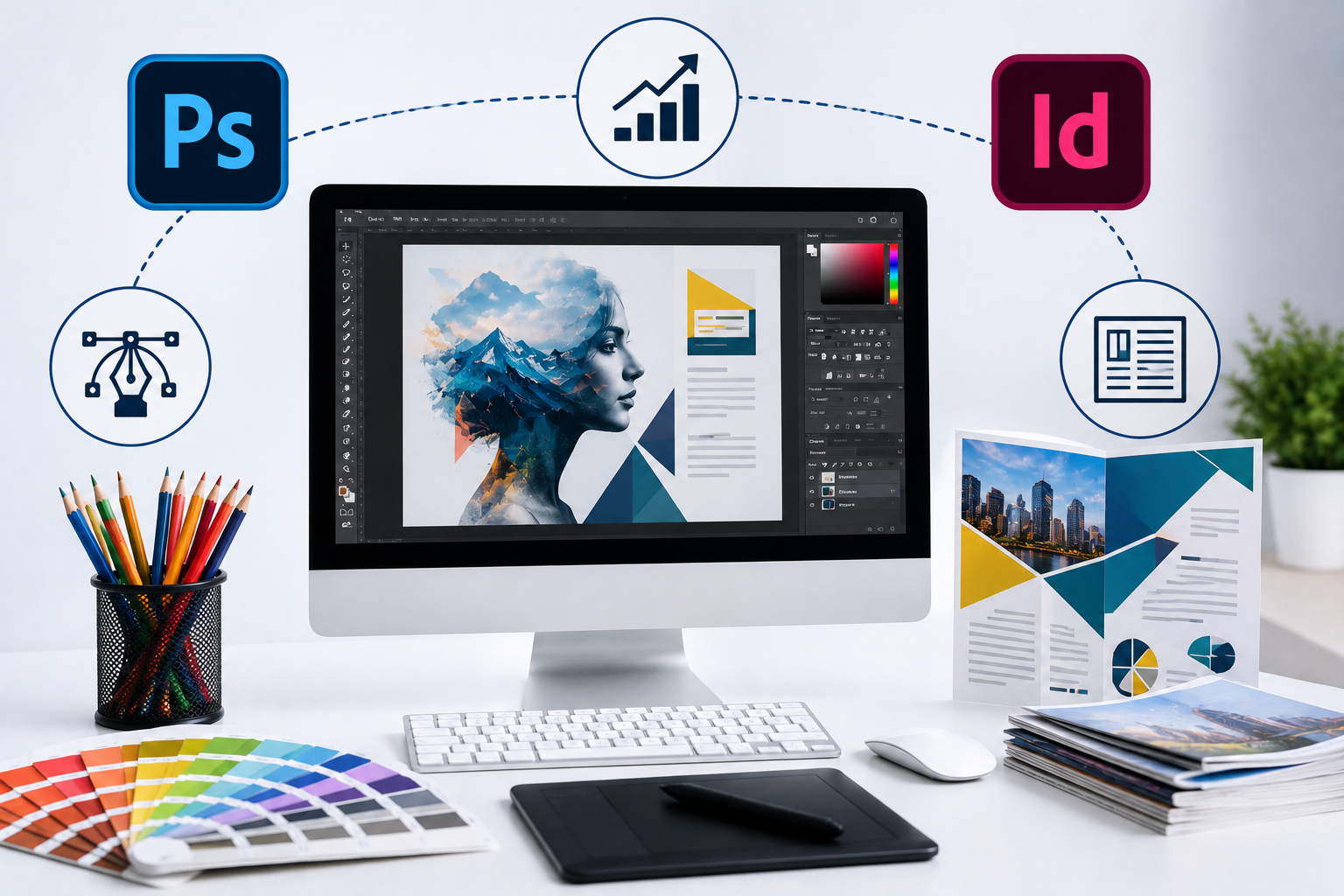 Photoshop and DTP: Benefits and Scope